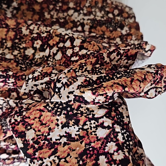 Treasure and Bond, Strappy Girls Romper, Brownish Flowers,Size 12 ,NWOT - Picture 6 of 8